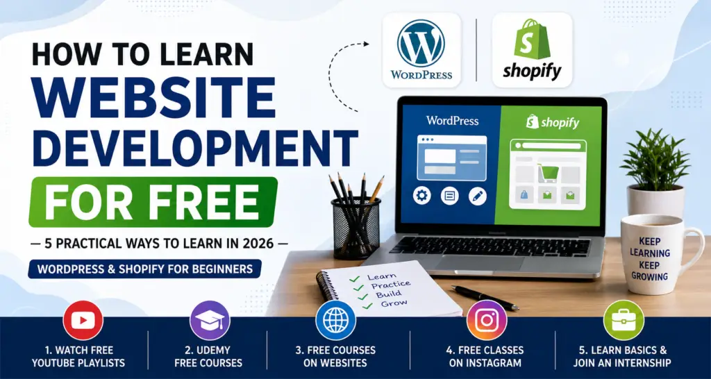 Learn Website Development for Free
